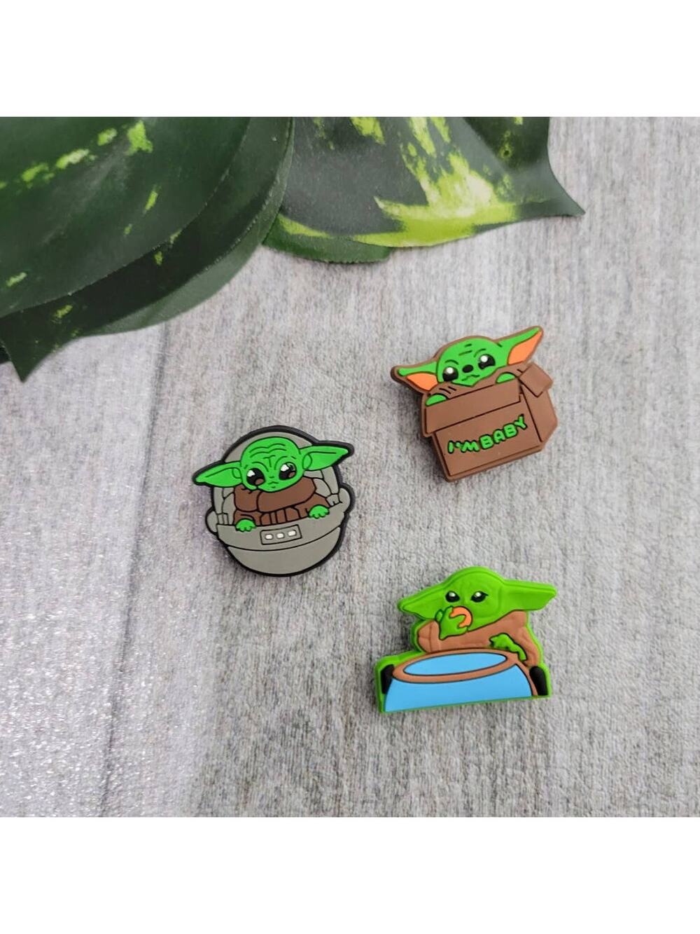 Grogu The Child Star Wars The Madalorian Shoe Charms